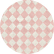 Trestres Checkered Malibu Pink & Ivory Rug