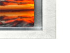 Floating Frame Brushed White