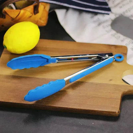 1 Pc Cooking Barbecue Clip In Stainless Steel Handle BBQ Forks Tool Outdoor Salad Food Clip Kitchen Appliances