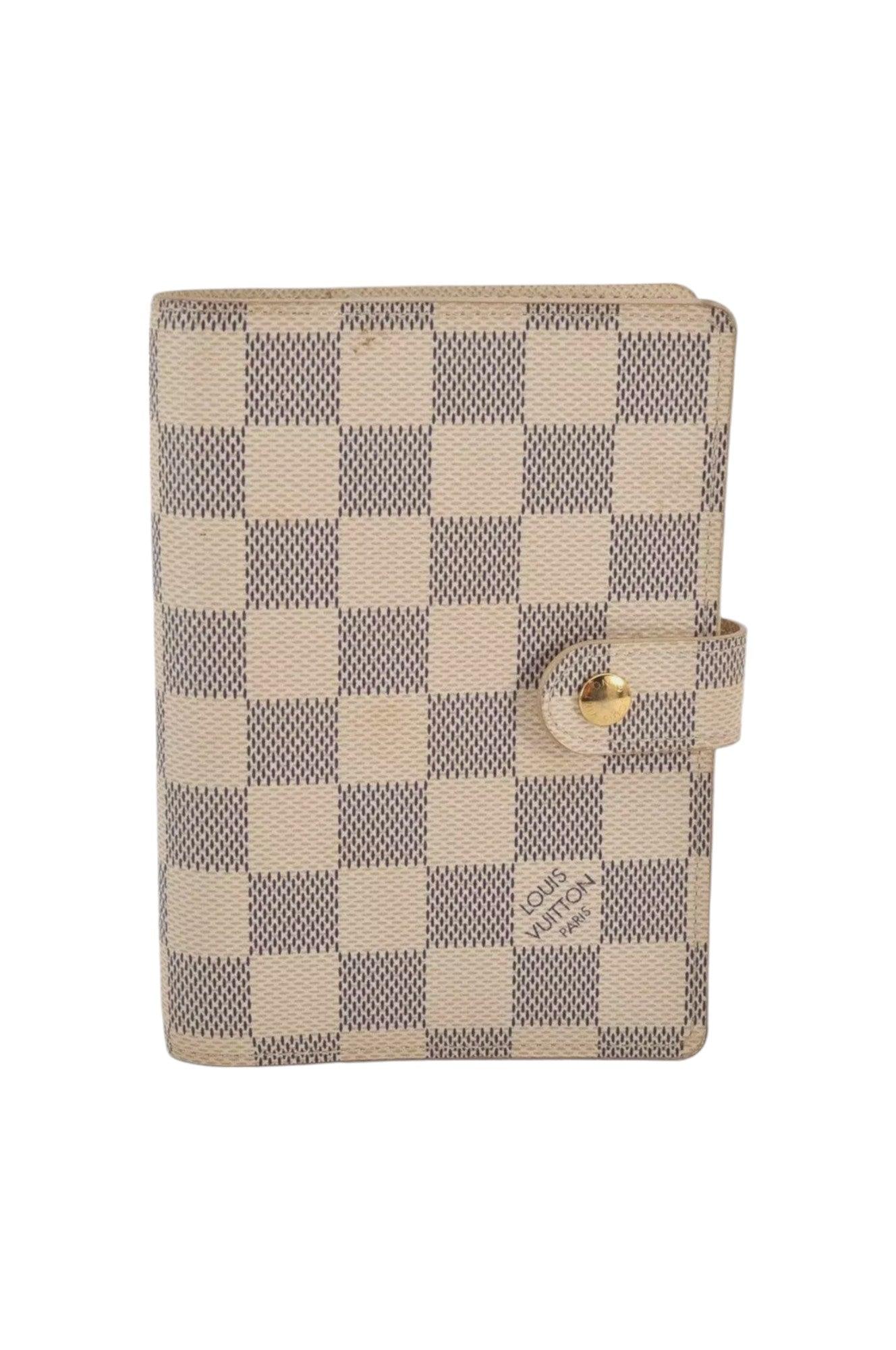 Louis Vuitton Damier Azur Agenda PM Notebook Cover R20706 LV 8166K