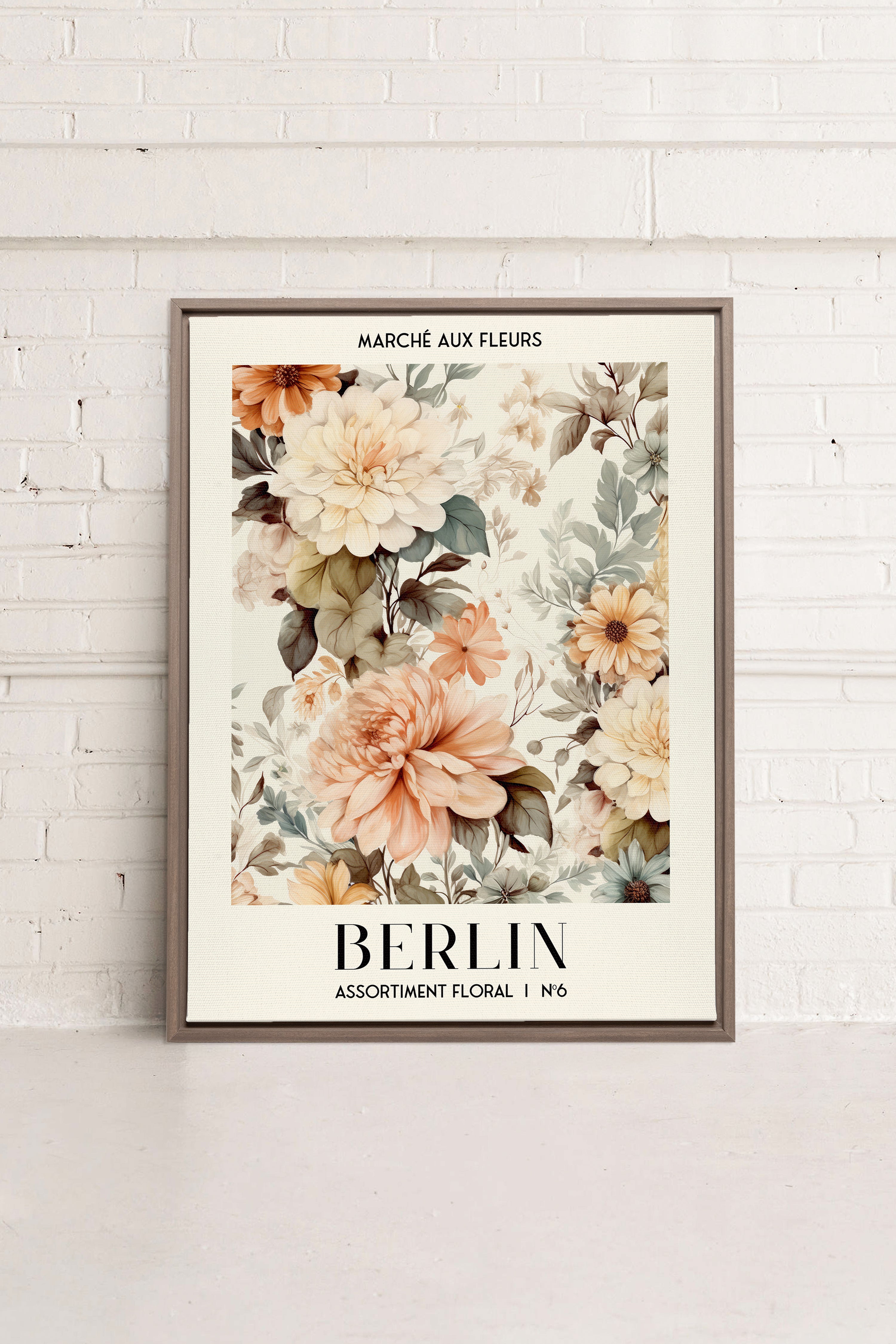 BERLIN, Oeuvre sur toile étirée