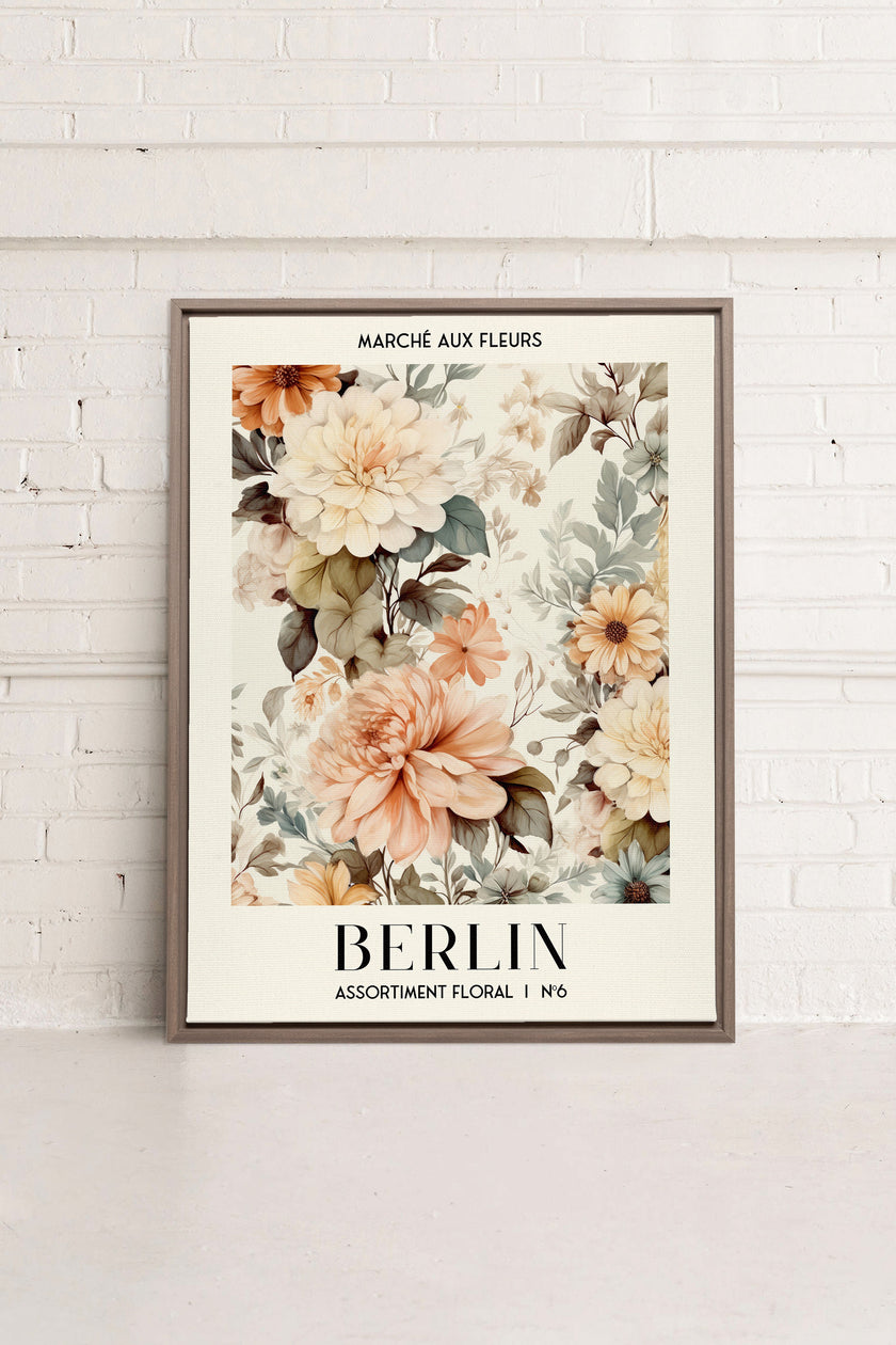 BERLIN, Oeuvre sur toile étirée