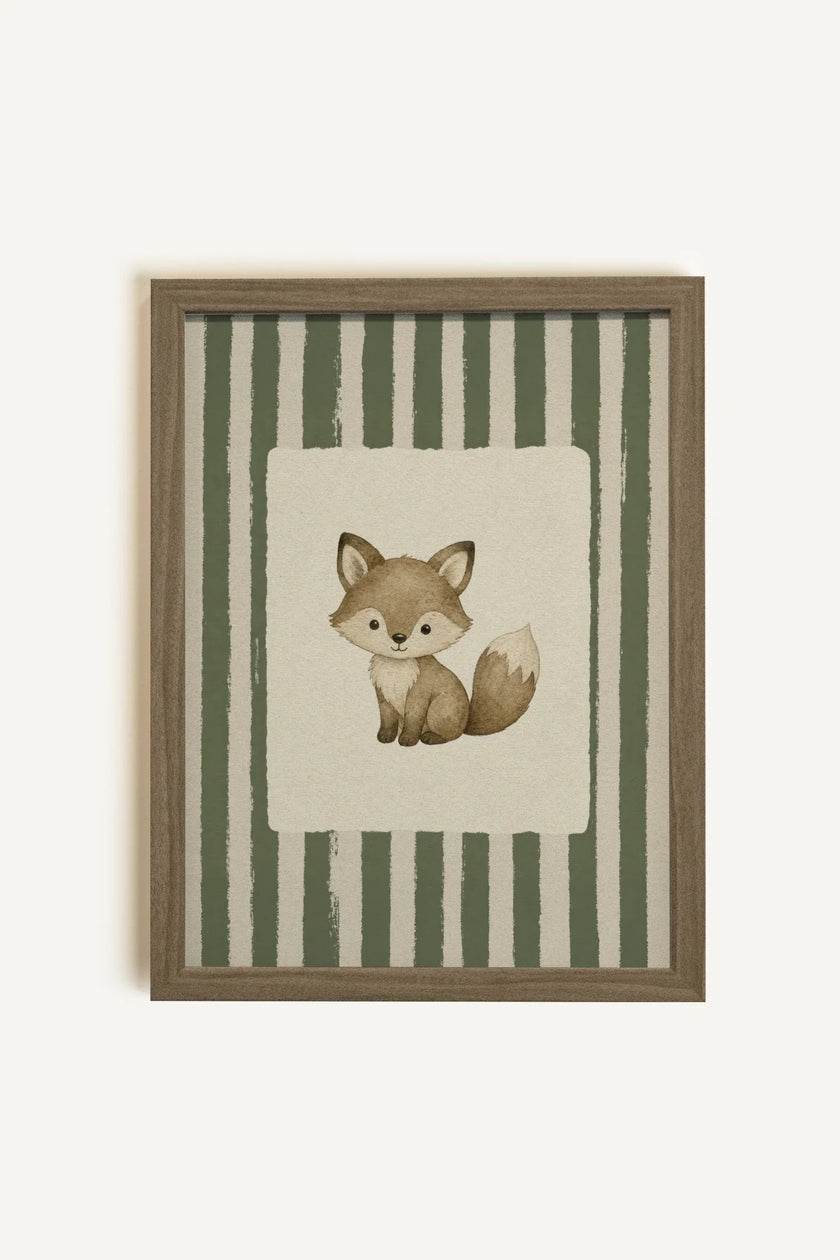 COMPAGNON DES BOIS, Oeuvre sur toile rigide, encadré brun chêne (collective)