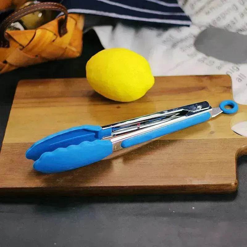 1 Pc Cooking Barbecue Clip In Stainless Steel Handle BBQ Forks Tool Outdoor Salad Food Clip Kitchen Appliances