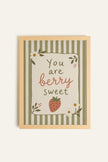 BERRY SWEET, Oeuvre sur toile rigide, encadré Naturel Clair (collective)