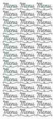 Peel Off Stickers - Menu