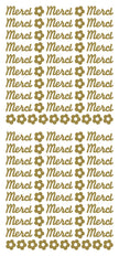 Peel Off Stickers - Merci