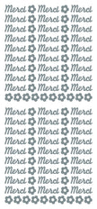Peel Off Stickers - Merci