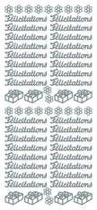 Peel Off Stickers - Félicitations