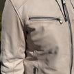Men’s Hooded Leather Jacket. Sheep Leather Jacket with Removable Hood