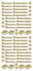 Peel Off Stickers - Heureux Anniversaire