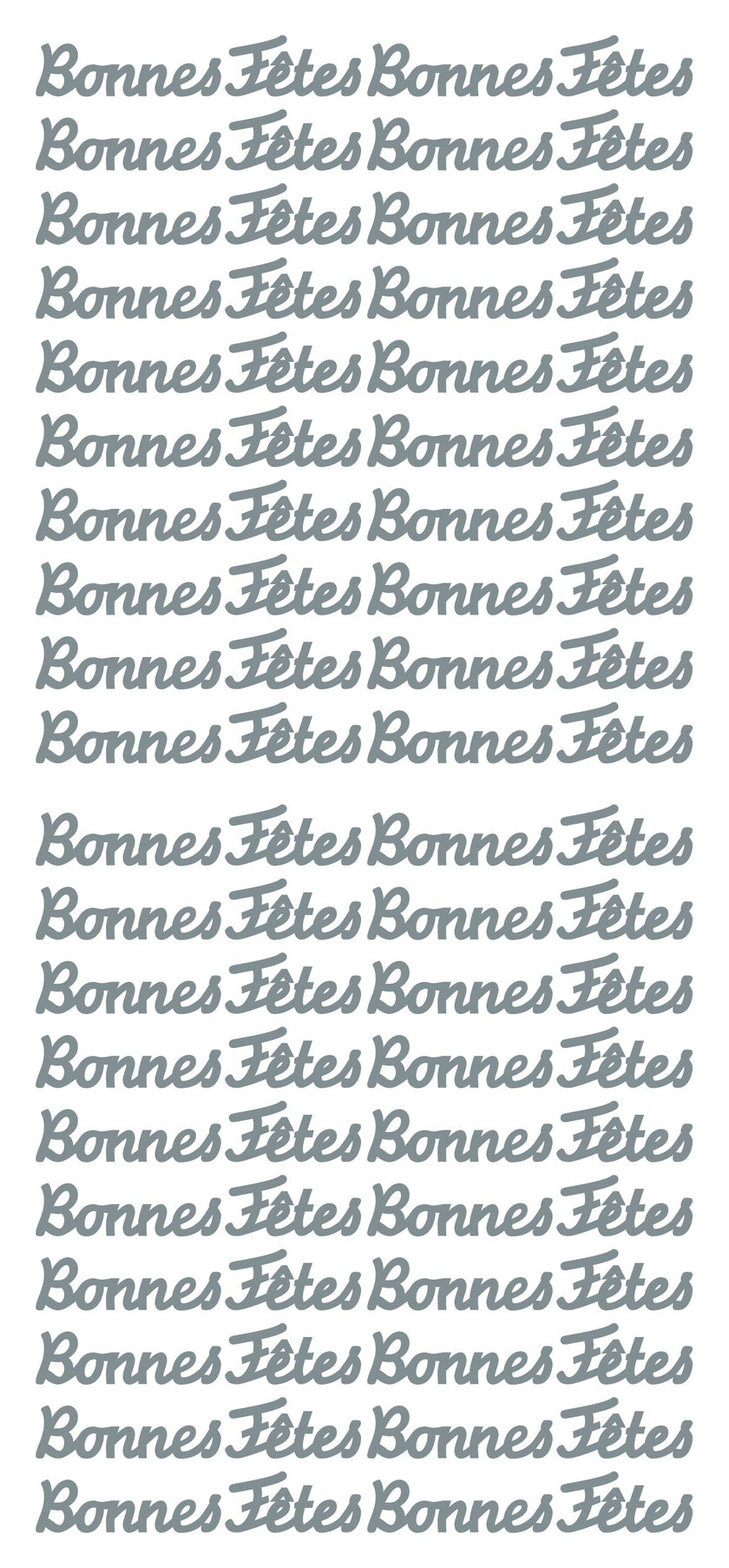 Peel Off Stickers - Bonnes Fêtes