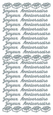 Peel Off Stickers - Joyeux Anniversaire
