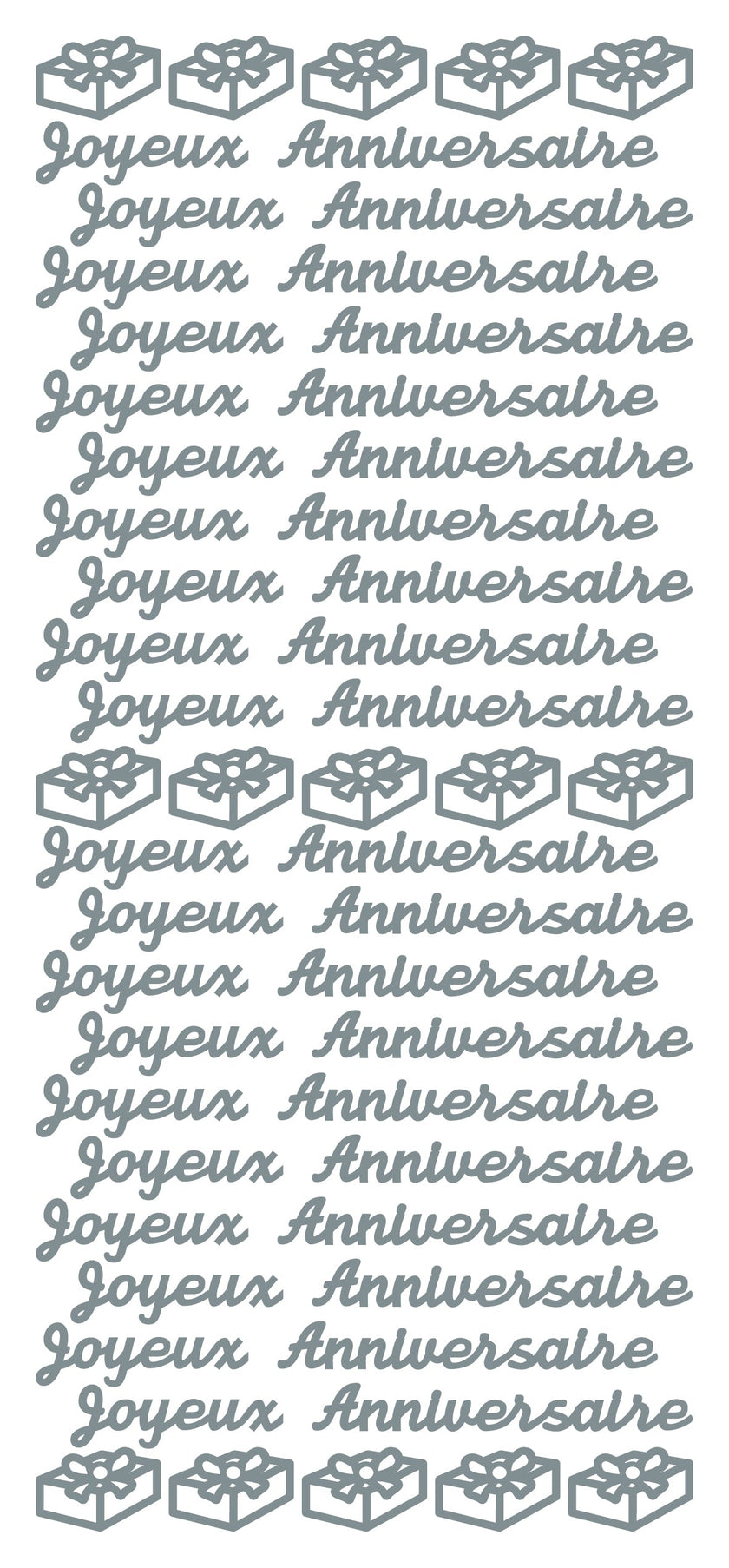 Peel Off Stickers - Joyeux Anniversaire