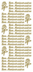 Peel Off Stickers - Bon Anniversaire