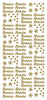 Peel Off Stickers - Bonne Année