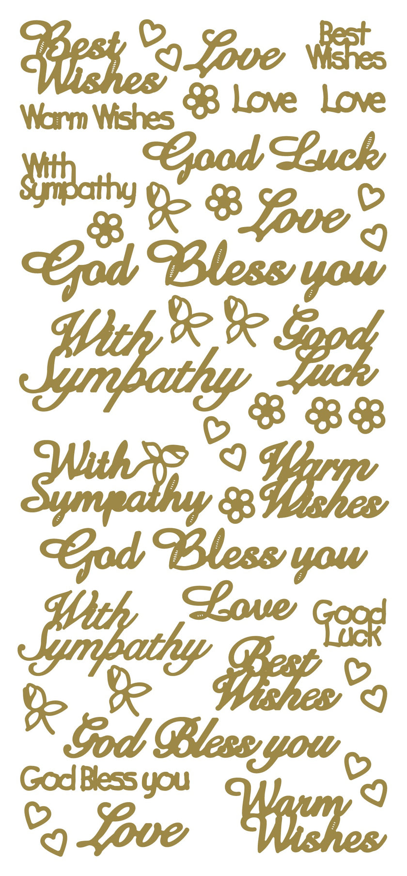Peel Off Stickers - Warm Wishes