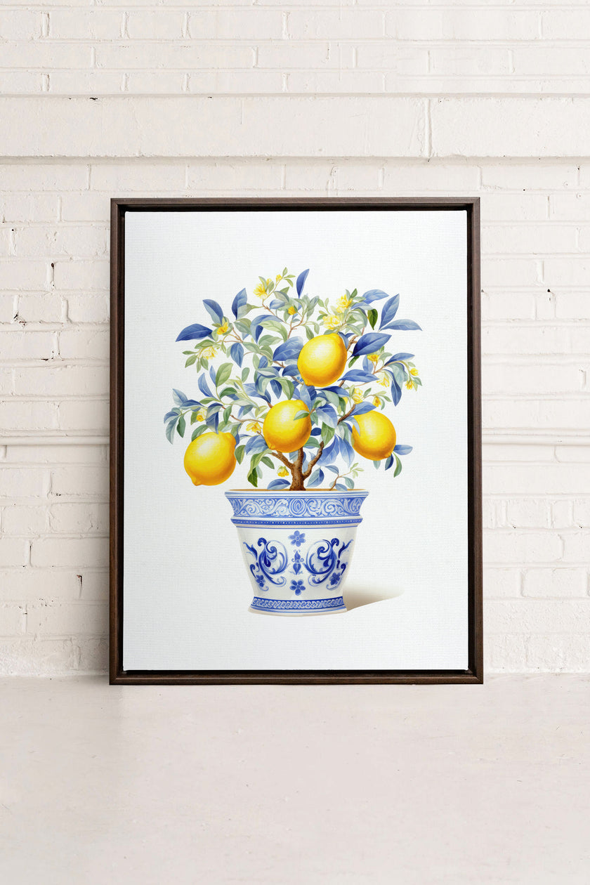 LEMON BREEZE, Oeuvre sur toile étirée