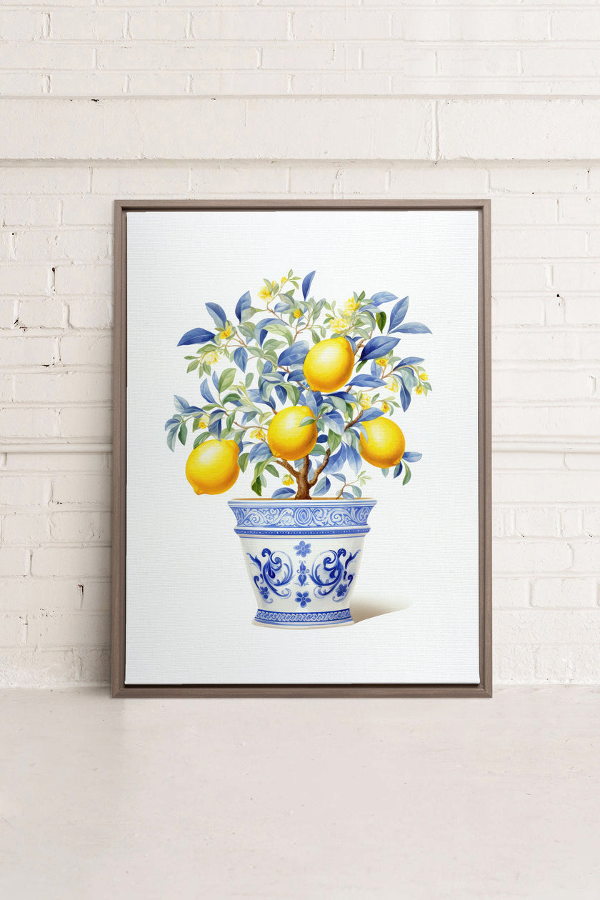 LEMON BREEZE, Oeuvre sur toile étirée