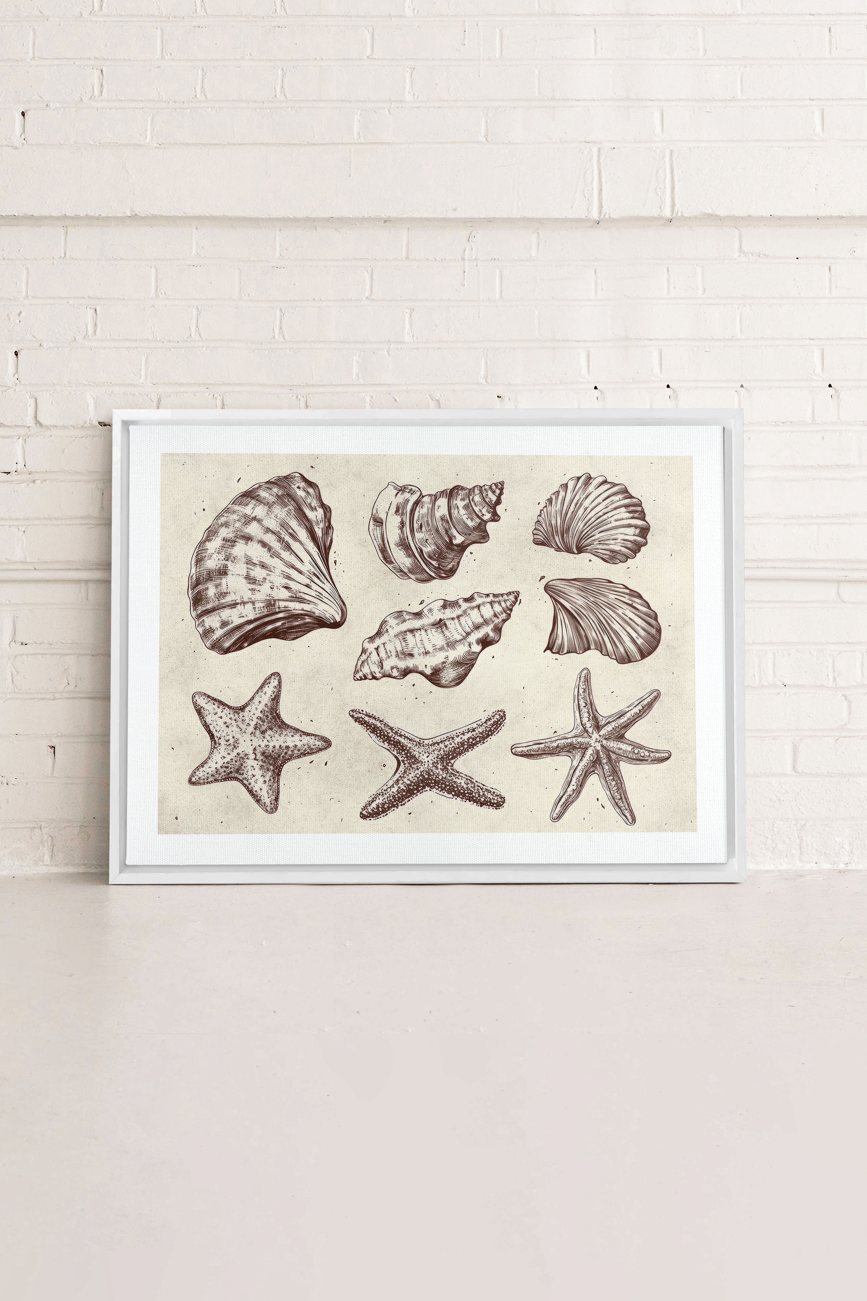 COASTAL COLLECTION, Oeuvre sur toile étirée