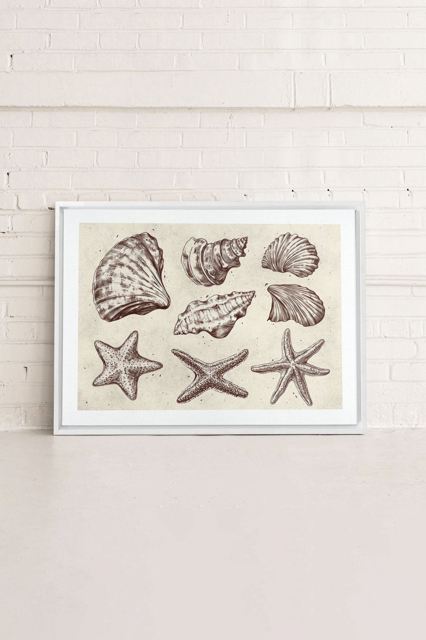 COASTAL COLLECTION, Oeuvre sur toile étirée