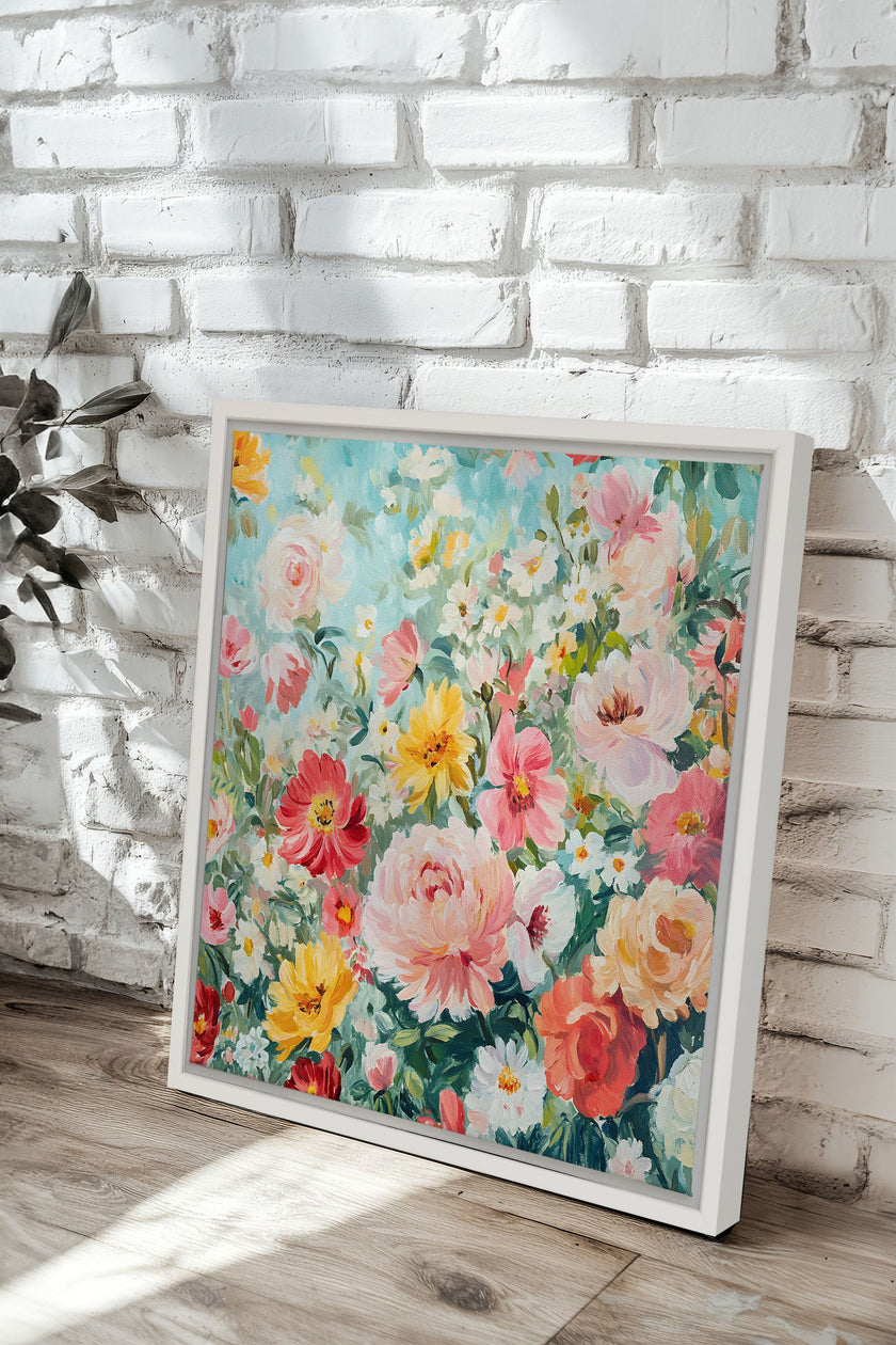 ÉCLAT DE SAISON, Oeuvre sur toile étirée