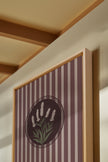 LAVENDER STRIPES, Oeuvre sur toile étirée