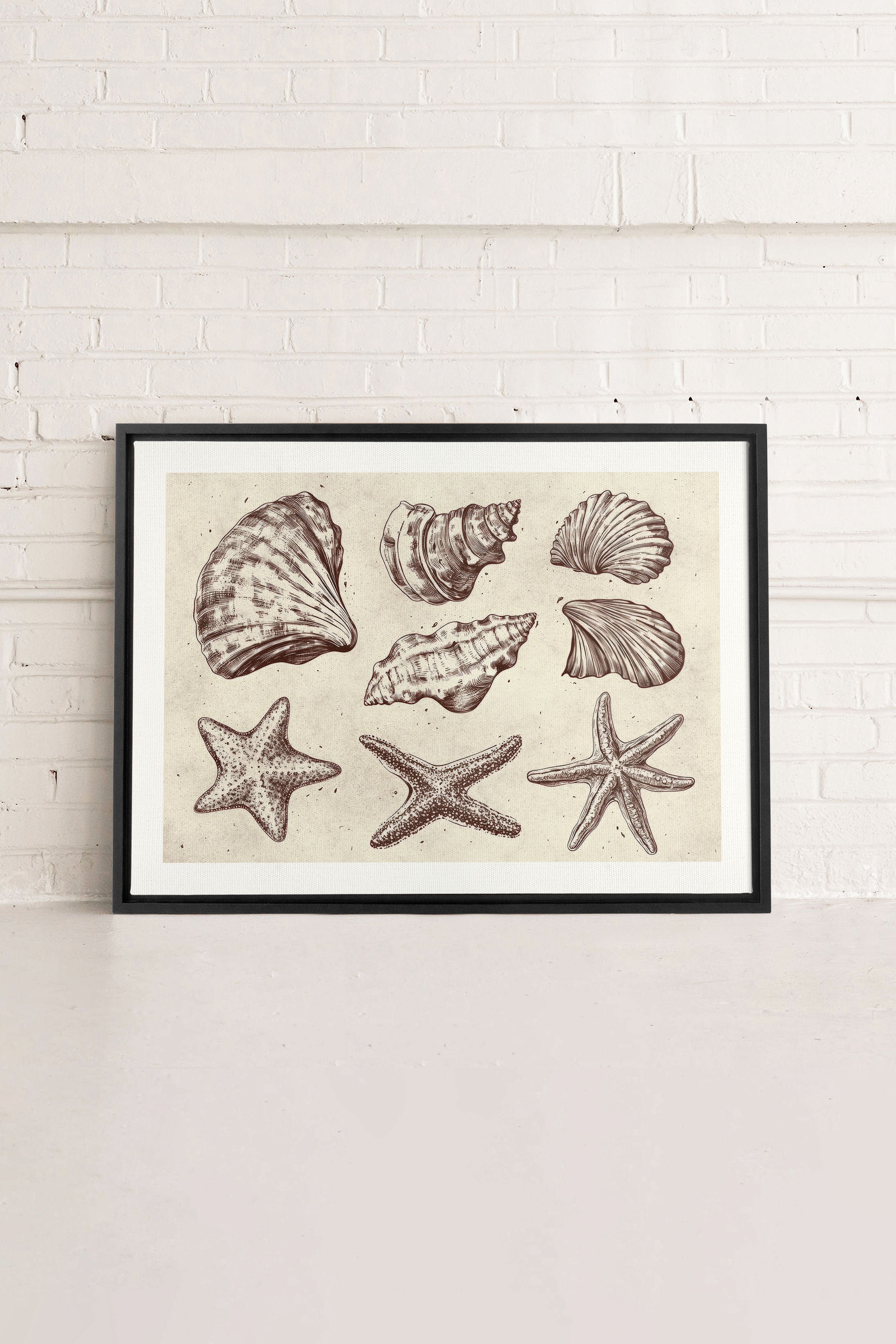 COASTAL COLLECTION, Oeuvre sur toile étirée