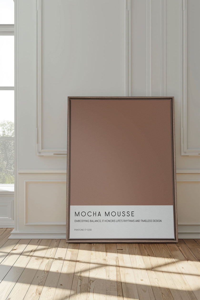 MOCHA MOUSSE, Oeuvre sur toile étirée