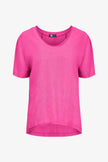 Women's Knit Woven Combo Top