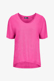 Women's Knit Woven Combo Top