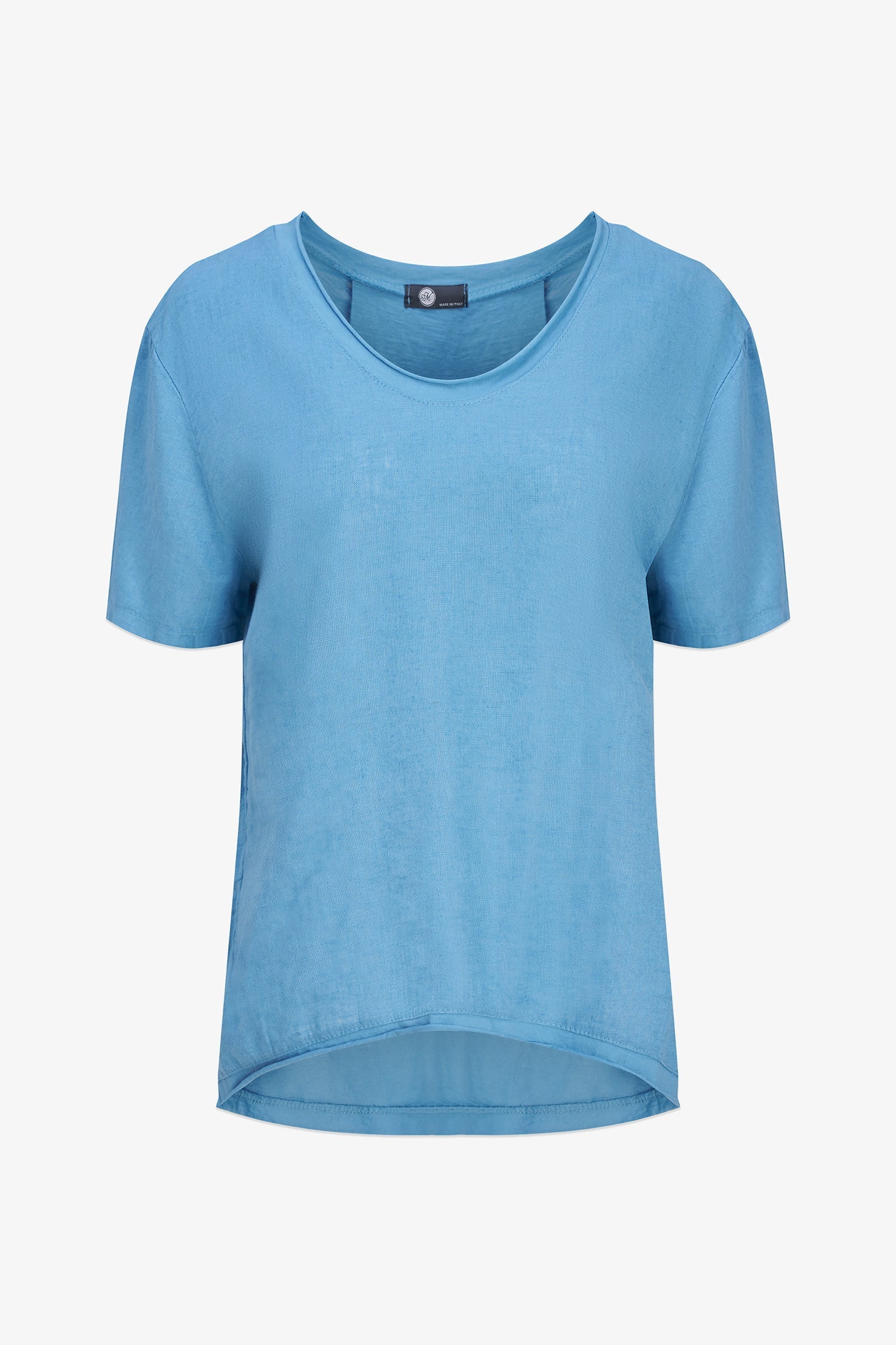 Women's Knit Woven Combo Top