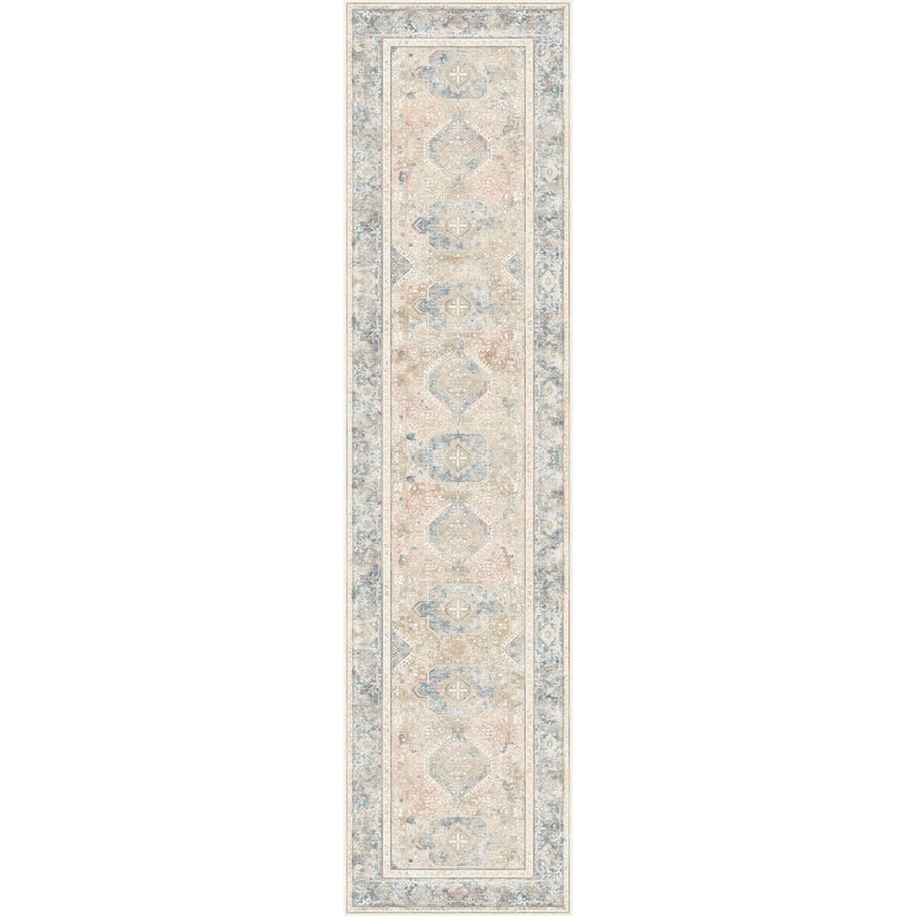 Elera Blue Red Beige Rug