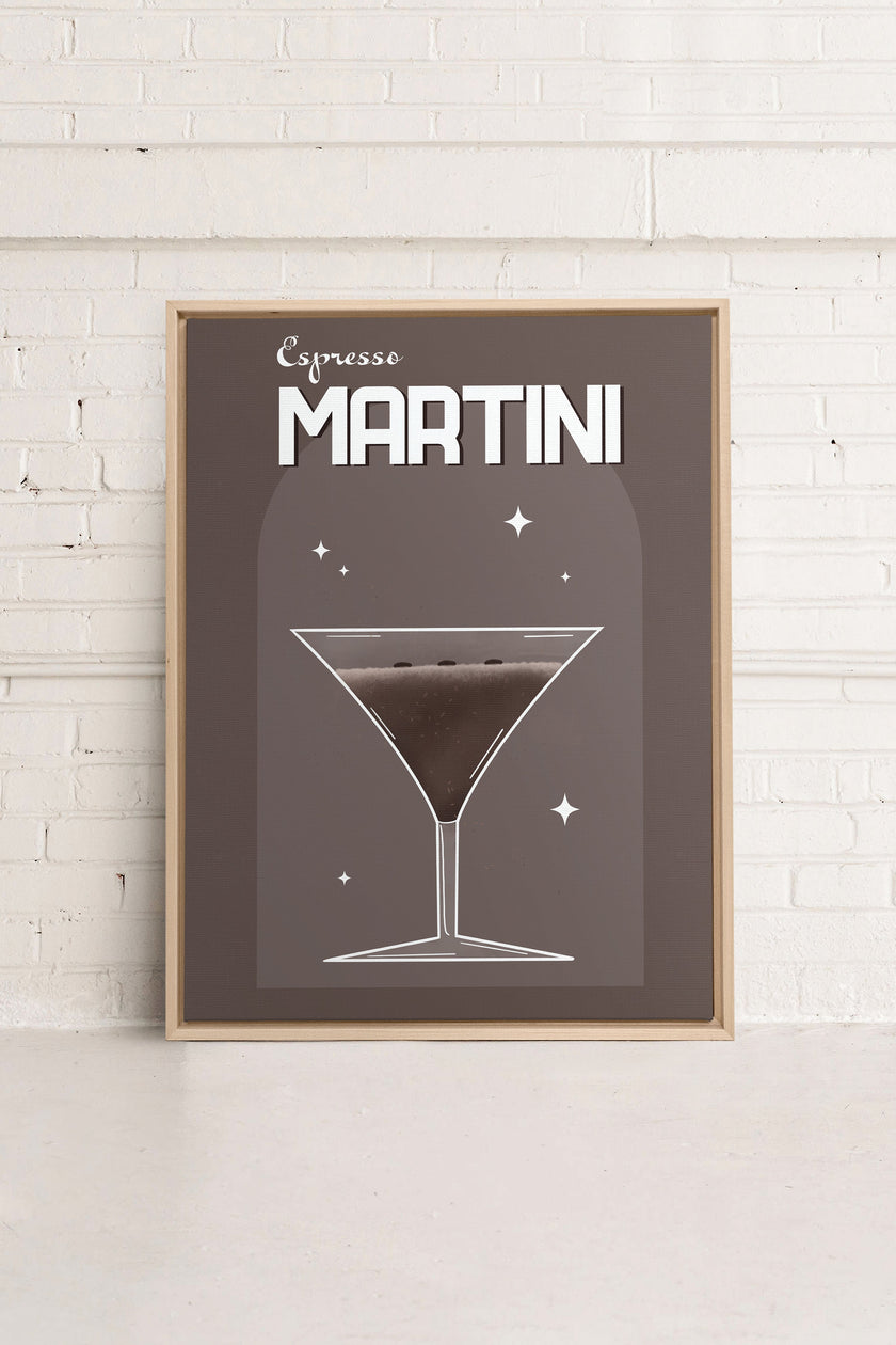 ESPRESSO MARTINI, Oeuvre sur toile étirée