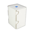 White - Mach 3 - Deck Box - Holds 100 Double Sleeved Cards - Magnetic Removable Lid