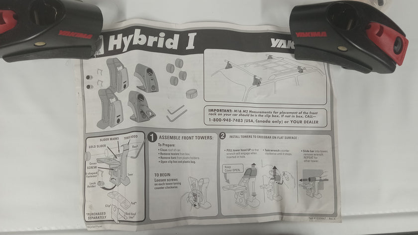 Yakima Hybrid 1(2 Q Towers and 2 DoubleCross Towers)