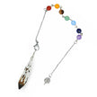 Pendulum - Pointed - Tiger Eye - Stainless Steel Findings