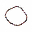 Bracelet - Red Corundum, Ruby & Sapphire - 4mm