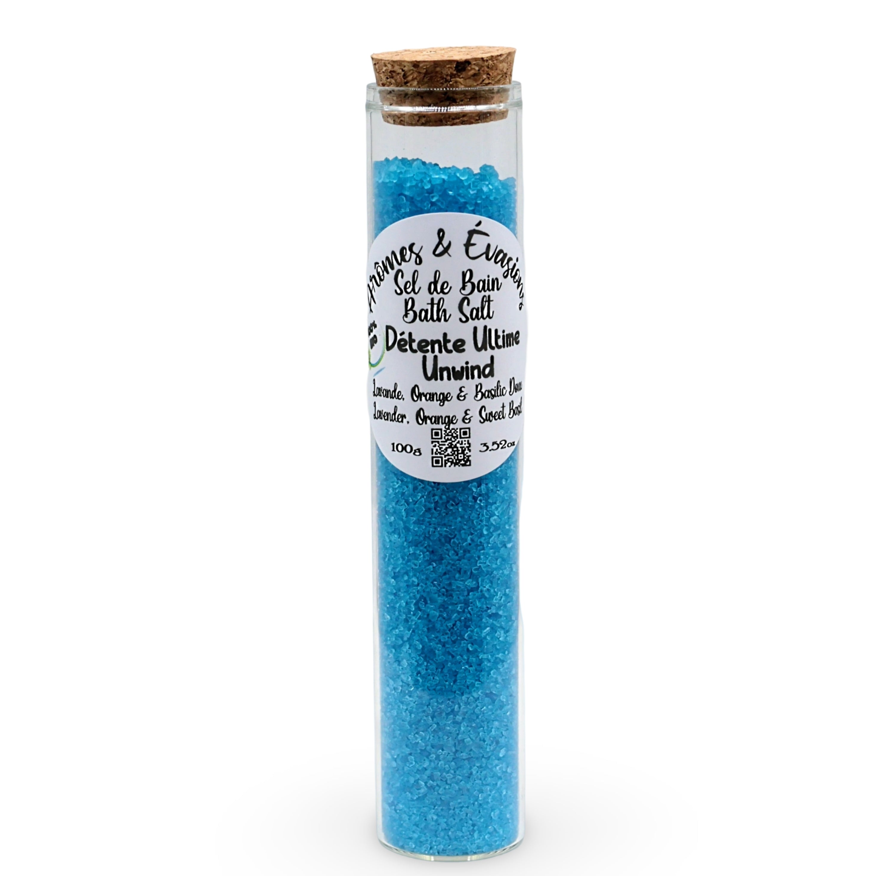 Bath Salt -Unwind Potion -Lavender, Orange & Sweet Basil Essential Oils