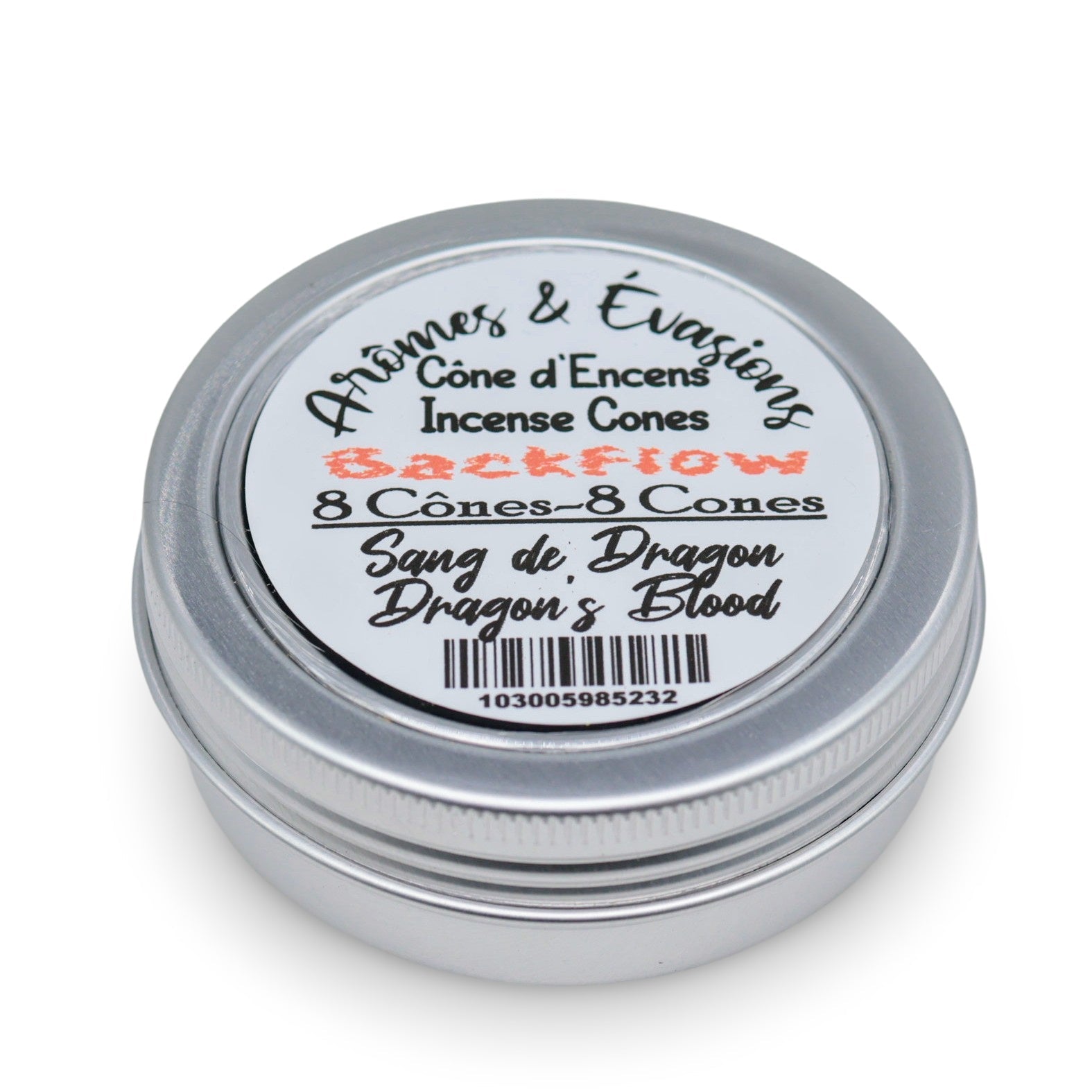 Incense - Backflow Cones - Dragon's Blood - 8 Cones