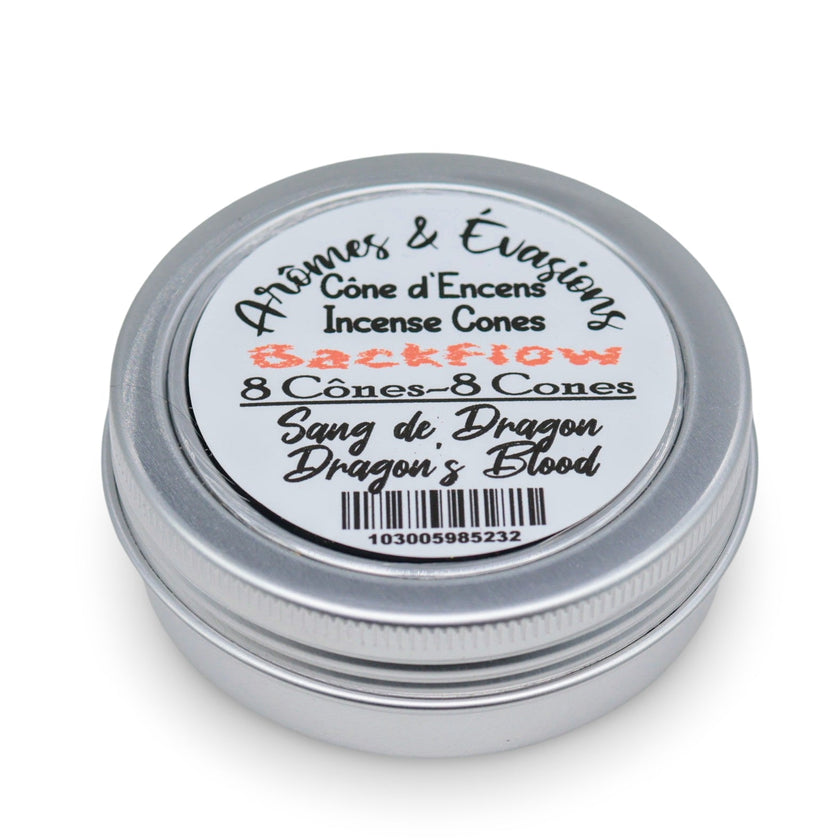 Incense - Backflow Cones - Dragon's Blood - 8 Cones