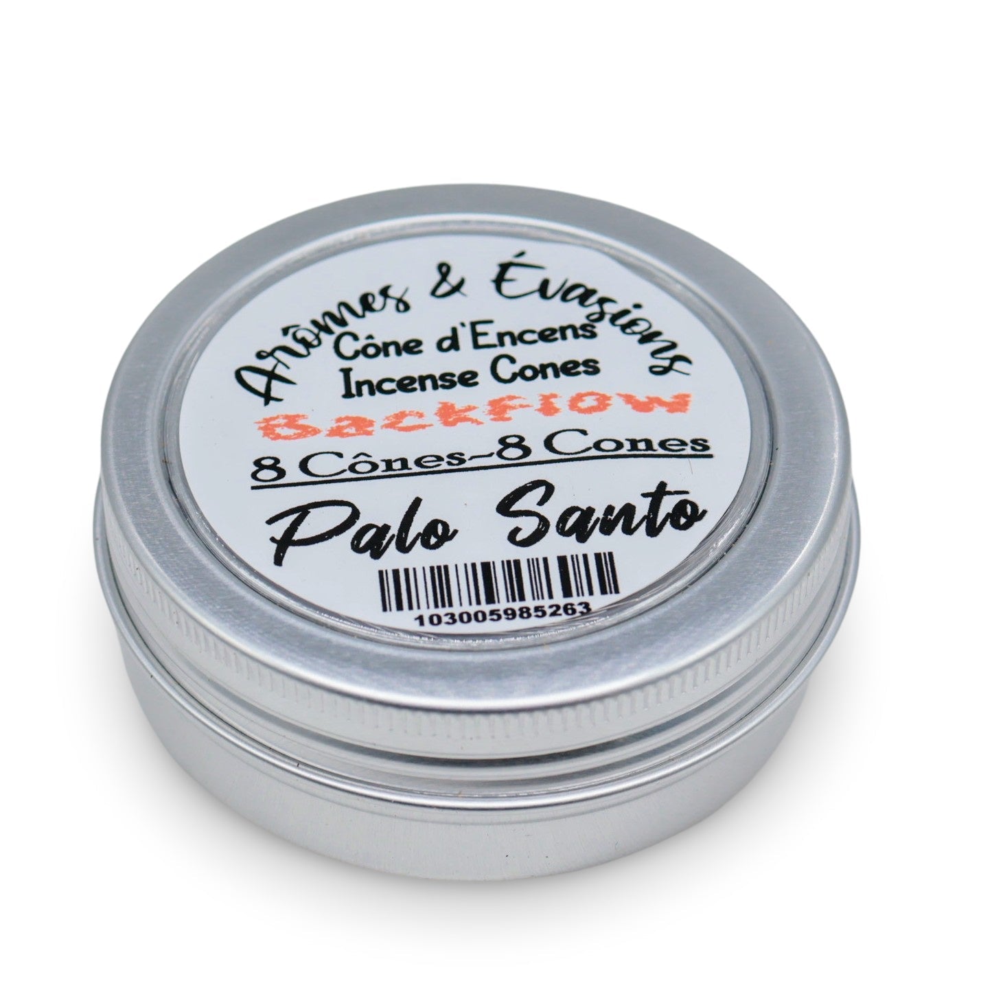 Incense - Backflow Cones - Palo Santo - 8 Cones