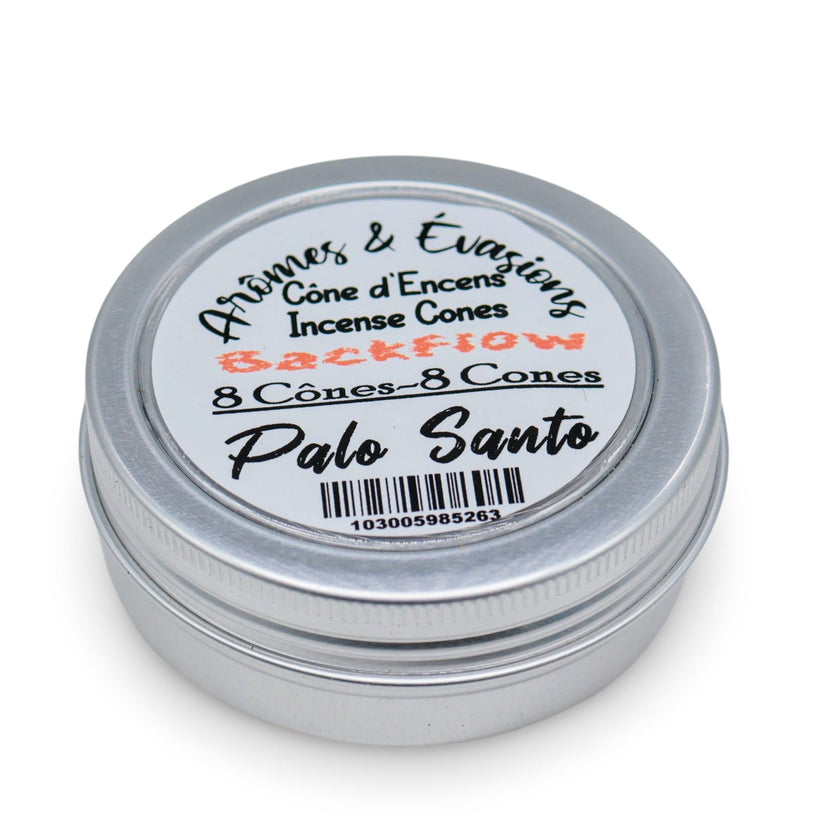 Incense - Backflow Cones - Palo Santo - 8 Cones