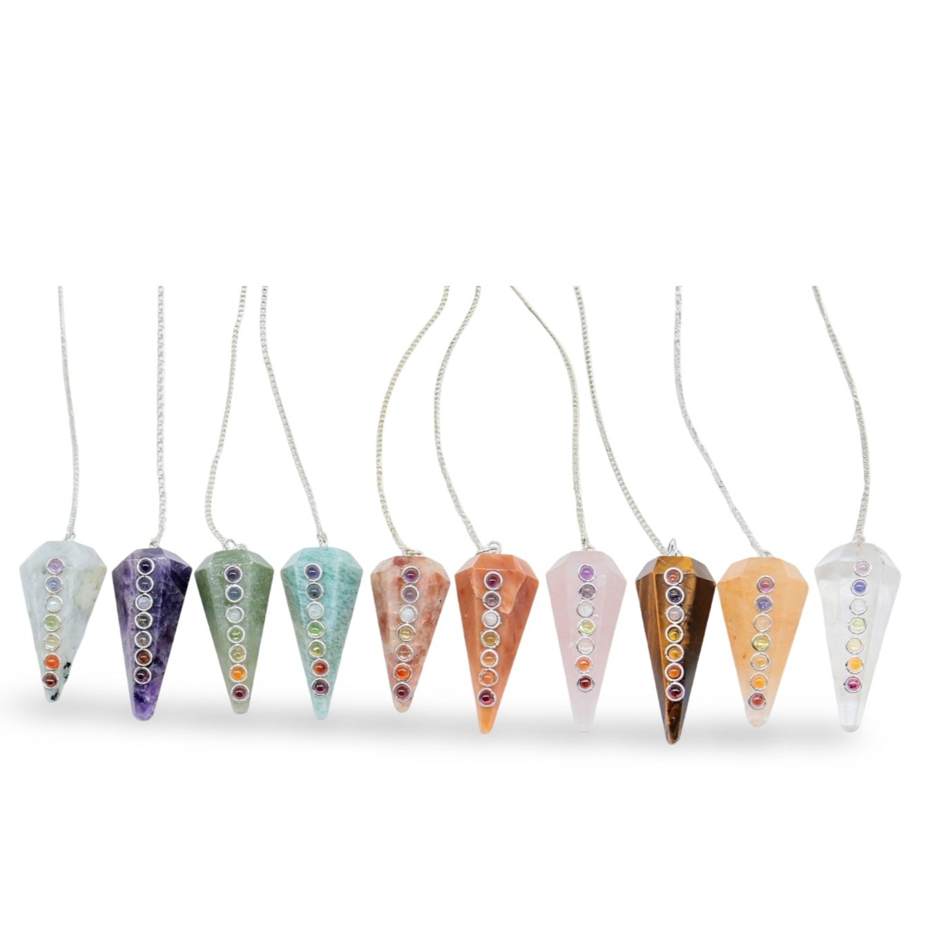Pendulum - Orgonite - Chakra Mixed