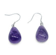 Earring - Natural Stone with 925 Sterling Silver Earring Hooks