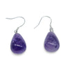 Earring - Natural Stone with 925 Sterling Silver Earring Hooks