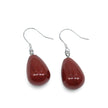 Earring - Natural Stone with 925 Sterling Silver Earring Hooks