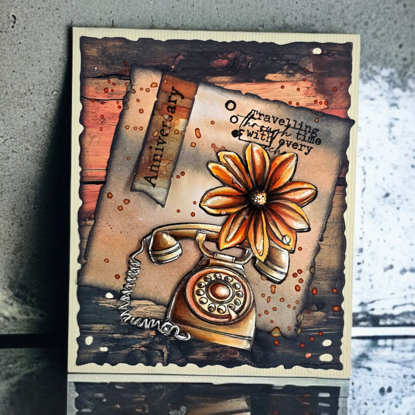 AALL and Create - A4 Design Paper - Echoes of Yesteryear