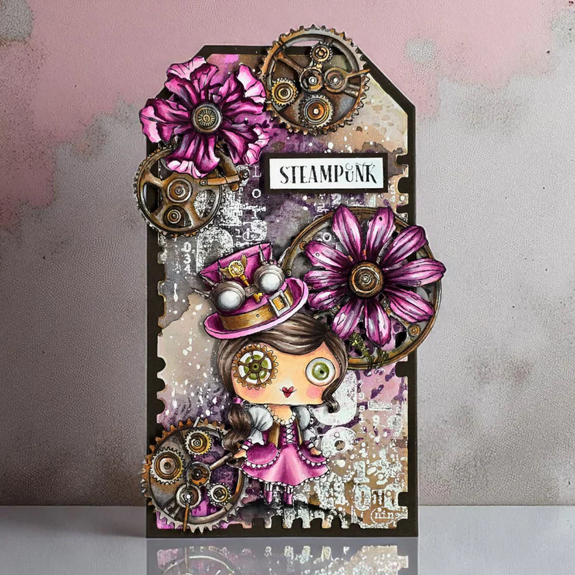 AALL and Create - A7 Stamp Set - Time Warp