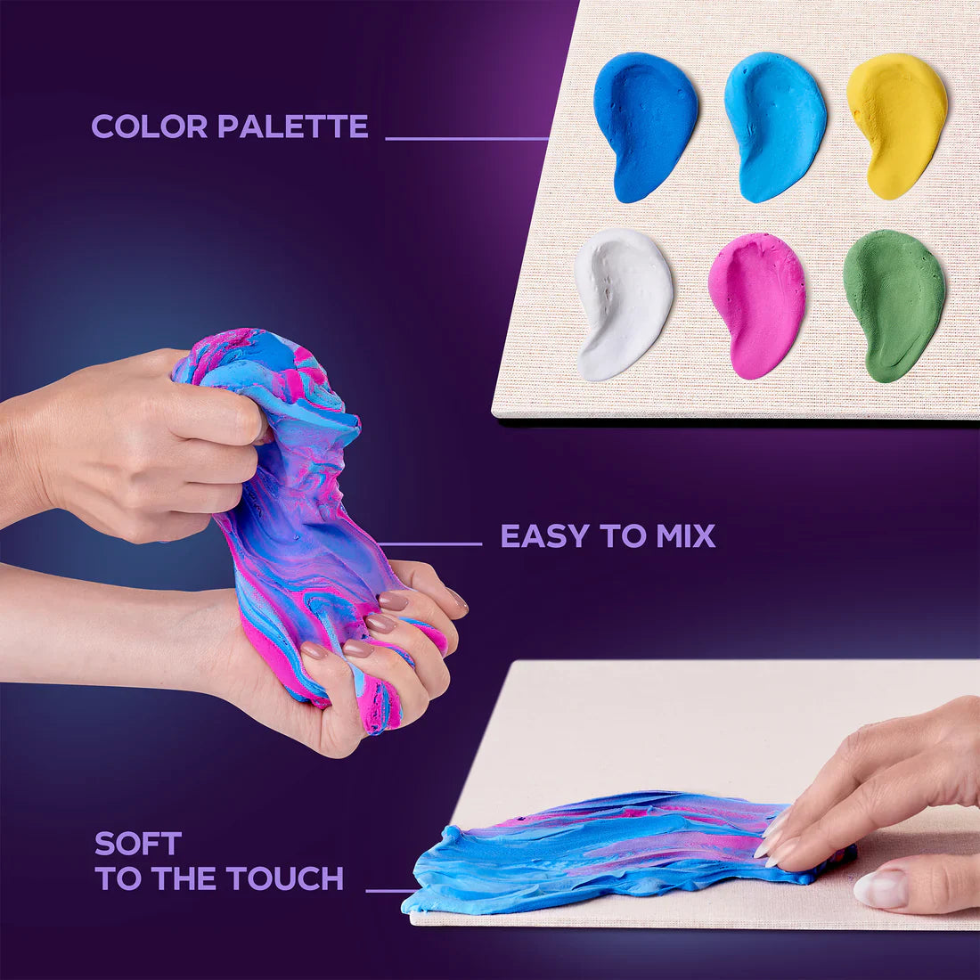 OKTO - DIY 3D CREATIVE PAINTING SET - WATER LILIES